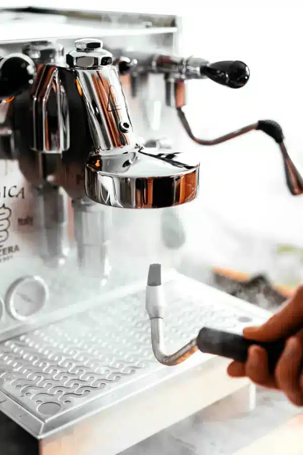 Cepillo de limpieza de grupos con vapor de la varilla de la cafetera limpiando