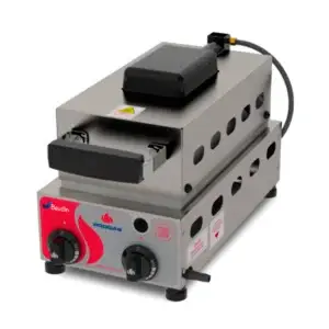 Crepera a gas 6 crepes Suizos Progas Estilo PRK-60 G Tapa Cerrada