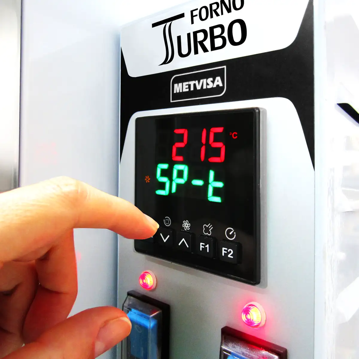 Horno Turbinado Eléctrico 10 Bandejas Metvisa BIMG FTE-300 Control Digital
