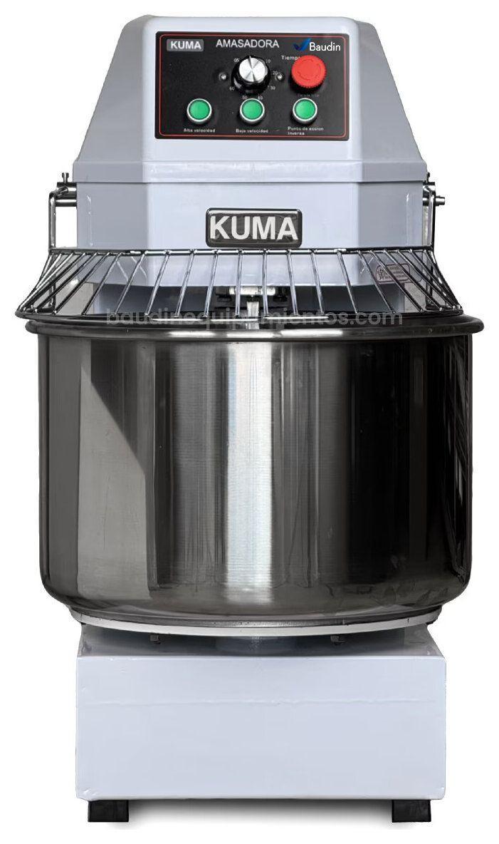 Amasadora 60 lts, 36 kg masa 2 Velocidades Kuma SH60 Frontal