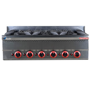 Anafe Industrial 6 Hornallas Sin base Flamemax HGR-66