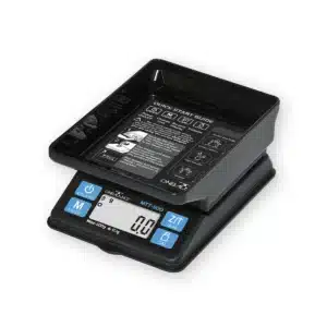 Balanza de Precisión Digital OnBalance MTT-500 Ideal para Baristas Vista Con la tapa invertida