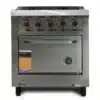 Cocina Industrial 4 Hornallas Morelli Horno Pizzero piso piedra Mr Cheff 750
