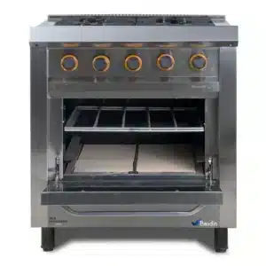 Cocina Industrial 4 Hornallas Morelli Horno Pizzero piso piedra Mr Cheff 750 Horno ABierto