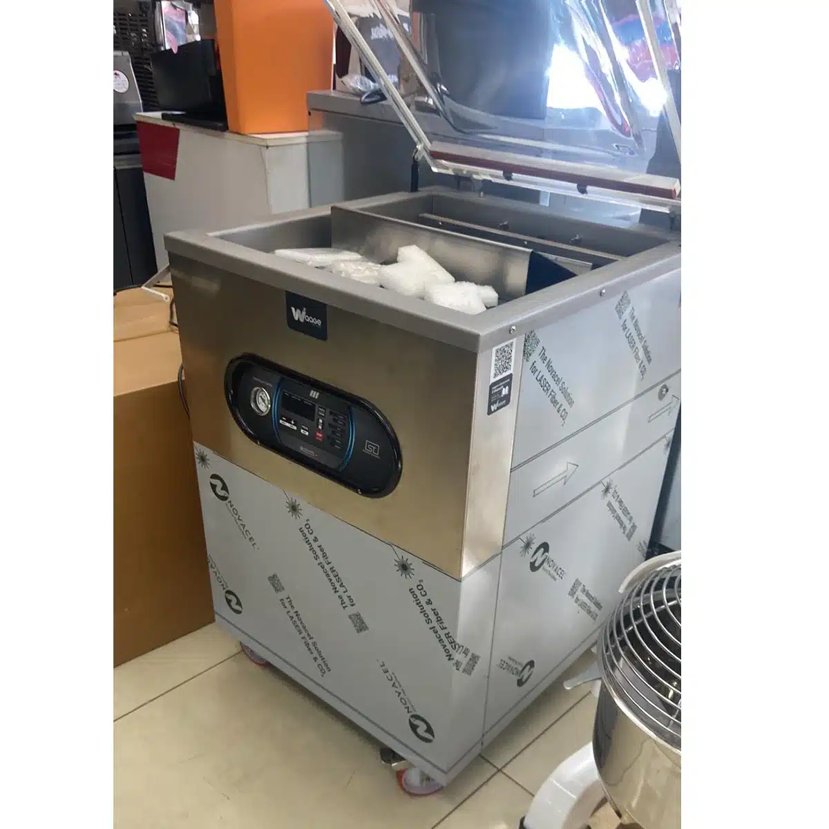 Envasdora al vacio de pie con gas Waage Italiana Reall