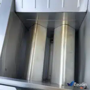 Freidora a gas Agua y Aceite 30 Litros Morelli F-Matic 30 Baudin Vista Interior Cuba Real