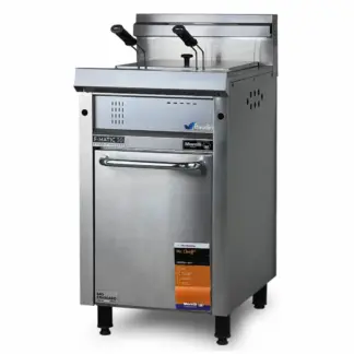 Freidor a gas 30 litros Agua y Aceite Litros Morelli F-Matic 30 Baudin Vista Principal