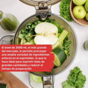 Juguera de Prensado en Frio Cold Press Kuvings AUTO10 3