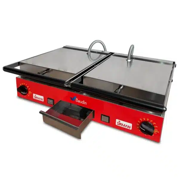 Sandwichera Profesional VitroCeramica Sirman PDVC Detalle Cajon Residuos