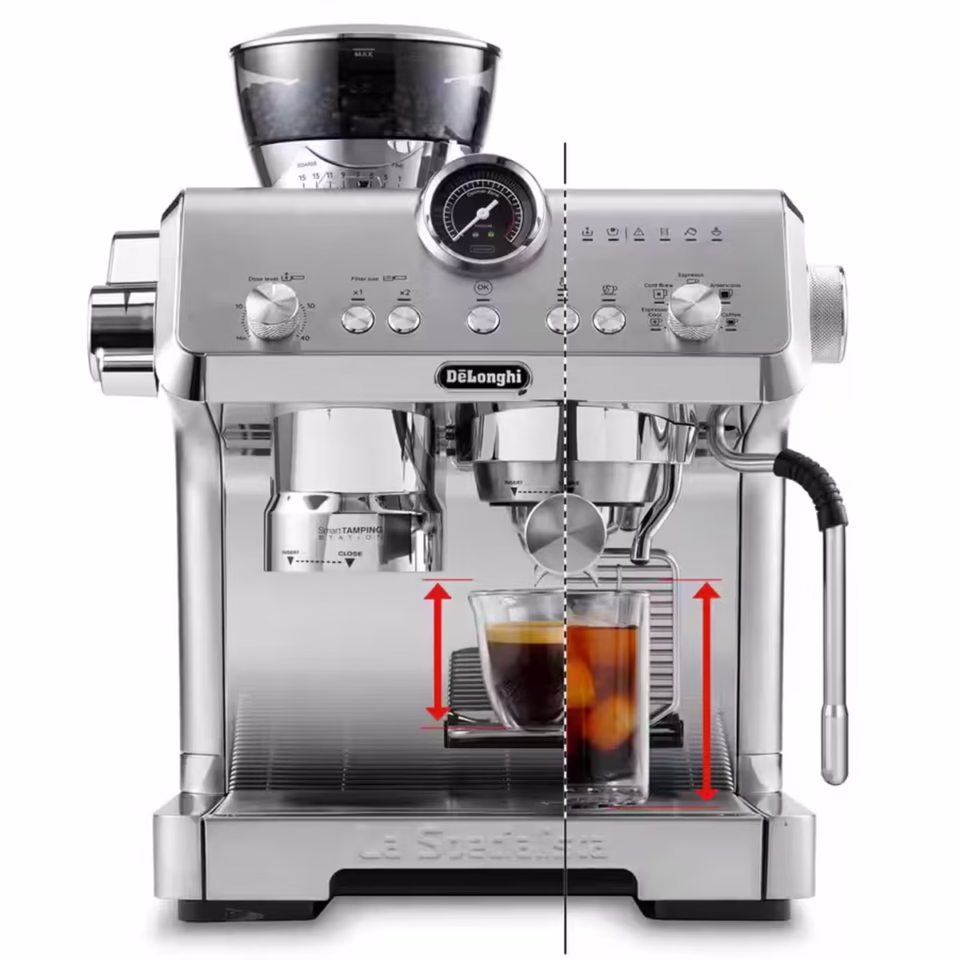Cafetera Express con Molino De Longhi La Specialista Opera detalle