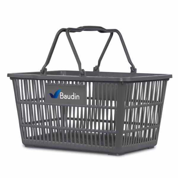 Canasto de Mano Demet Gris