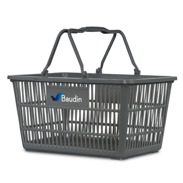 Canasto de Mano Demet Gris