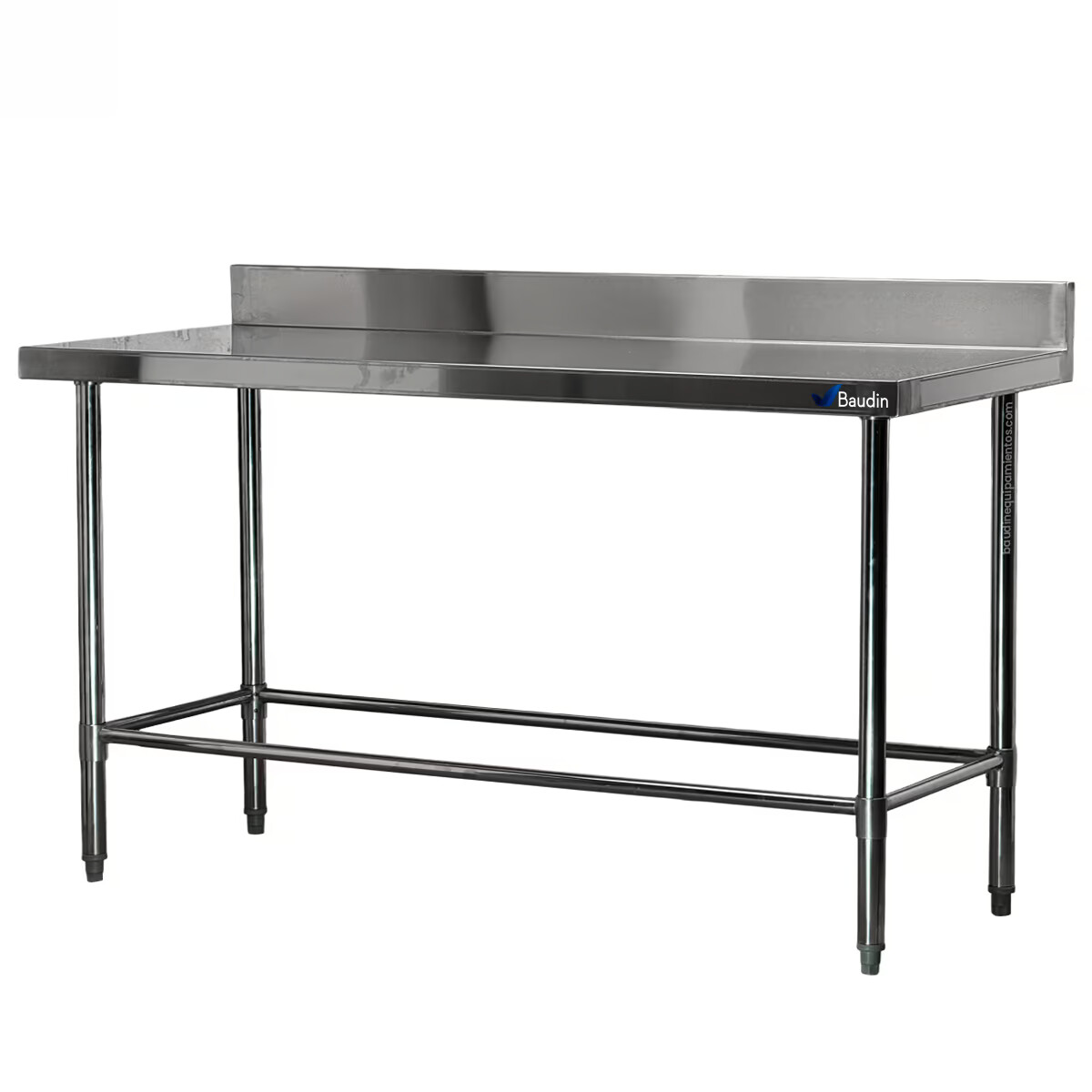 Mesa de Acero Inoxidable 150x60 cm zocalo Lundar DM21-6-1500