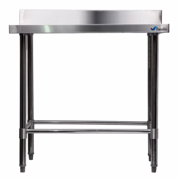 Mesa de Acero Inoxidable 90×60 cm zócalo Lundar DM21-6-900