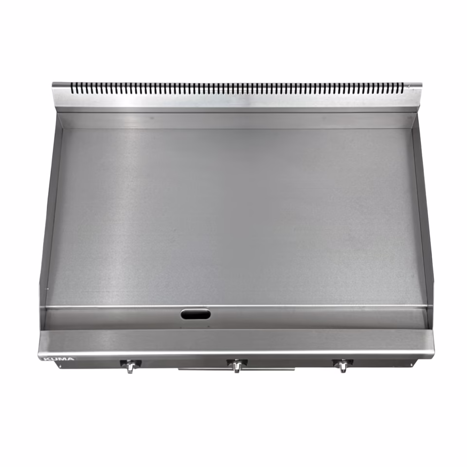 Plancha 90 cm Acero Inoxidable Profesional Kuma HGG-36 Vista Superior