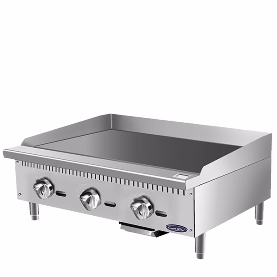 Plancha Acero Inox Profesional 90 cm Cook Rite ATMG-36 Baudin