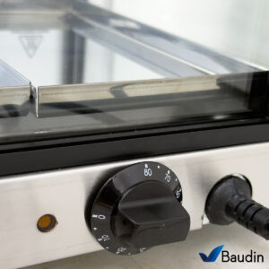 Vitrina Caliente de mostrador Vidrio Recto Progas PRVR-60D Control Temperatura