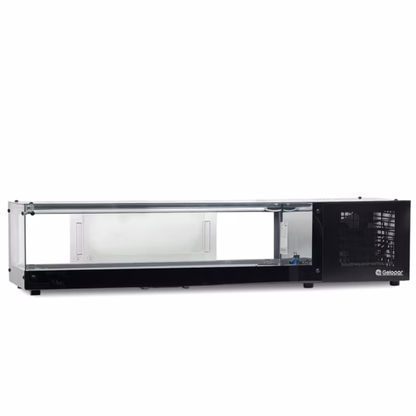 Vitrina Sobre Mostrador Refrigerada 1,4 m ideal sushi Gelopar GVRS-150 PR Principal