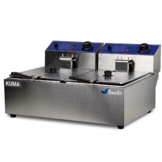 Freidor Eléctrico Profesional 6 + 6 Litros Kuma HEF-66