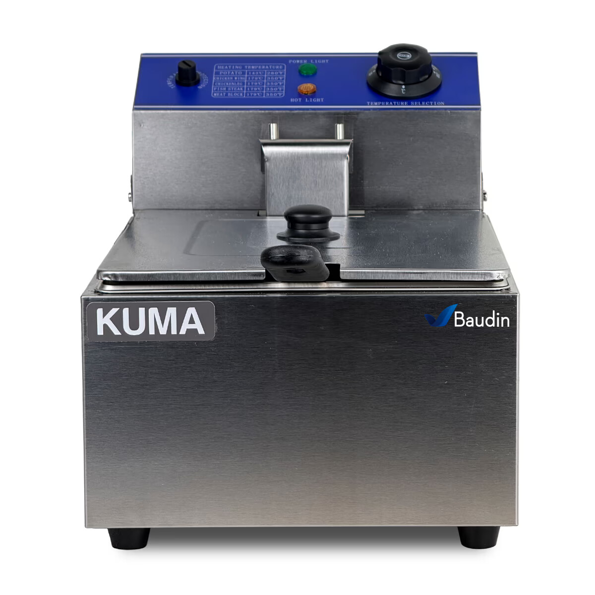 Freidor Electrico Profesional 6 Litros Kuma HEF-6 Frontal