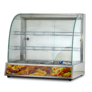 Vitrina Caliente Curva con Humedad Kuma HW-2PS