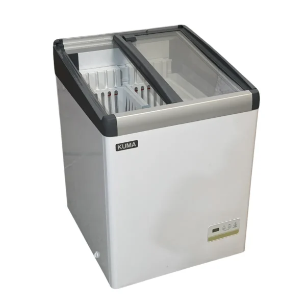 Freezer Horizontal Exhibidor 156 Litros Kuma W-156A Vista Superior