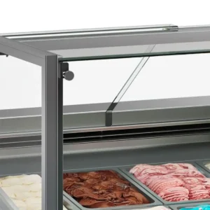 Vitrina Expositora de Helados 12 cubas Gelopar GESG-12 PR