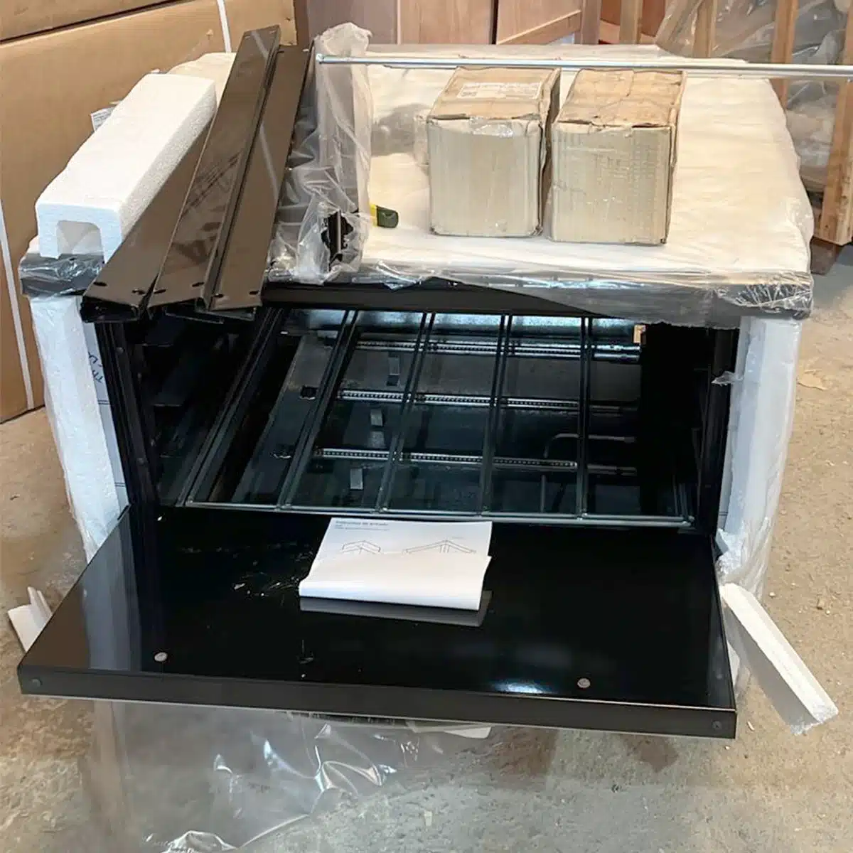 Horno Nova 12 desarmado