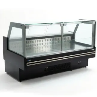 Vitrina Refrigerada Carnicera 1,9 m Vidrio Recto | Kuma Alpin BSS-2011SGA