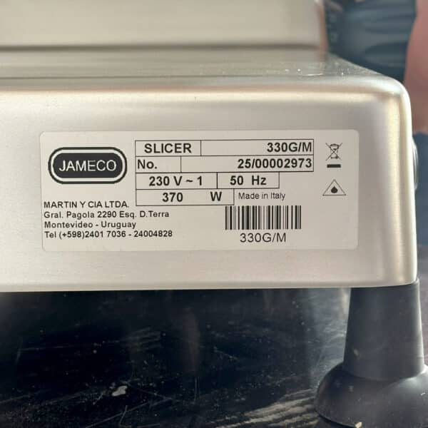 Cortadora Fiambre 33 cm | Jameco 330G/M
