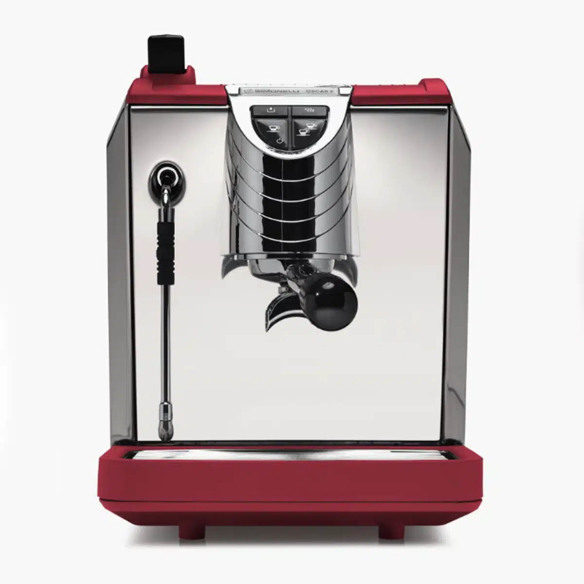 Cafetera Expresso Oscar II Nuova Simonelli Roja Frontal