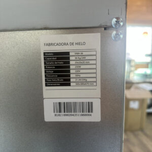 Fabricadora de Hielo 36 kg/dia | Aristarco VMH-36