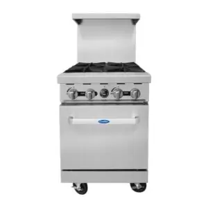 Cocina Industrial 6 Hornallas a Gas y Horno | Cook Rite