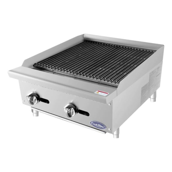 Parrilla de Acero Inox 60 cm Profesional | Cook Rite ATRC-24
