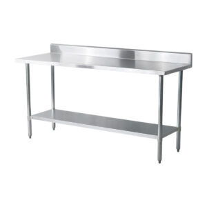 Mesa de Acero Inoxidable 120x60 cm estante | Jameco WT-1200CE