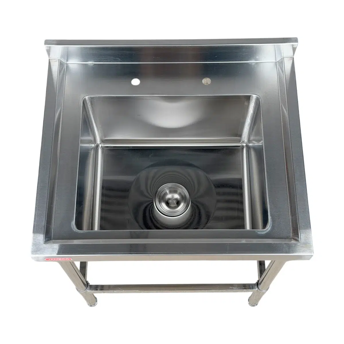 Pileton-Simple-70x60x85-cm-Acero-Inoxidable-con-Zocalo-y-Estante-Jameco-VENELP-70