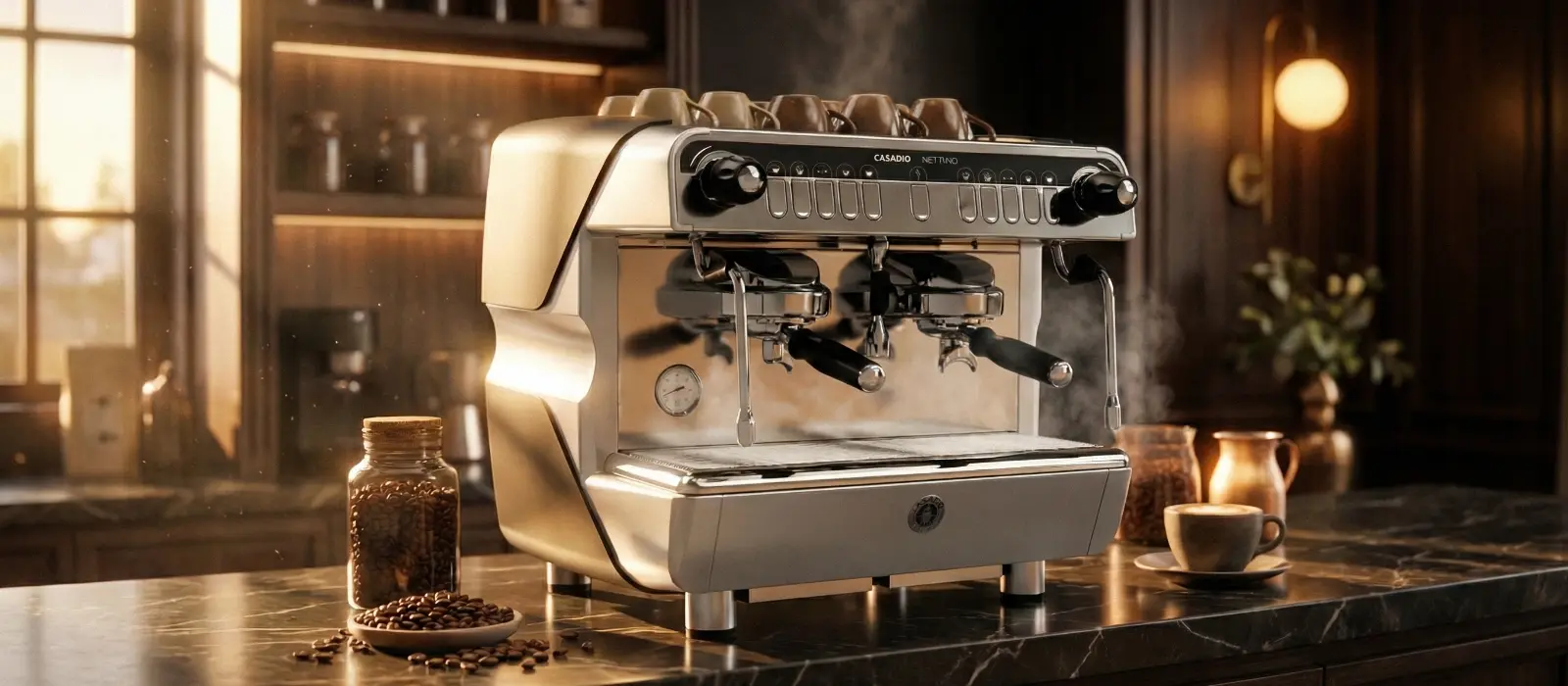 Portada Cafetera Casadio Nettuno A2 Compacta Baudin