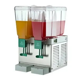 Dispensador de jugos 2 cubas 15 litros IBBL BSS2 Baudin
