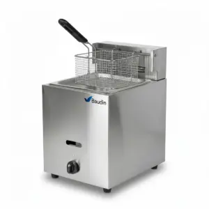 Freidora a Gas Profesional 6 Litros de Mesa Lundar GF 71