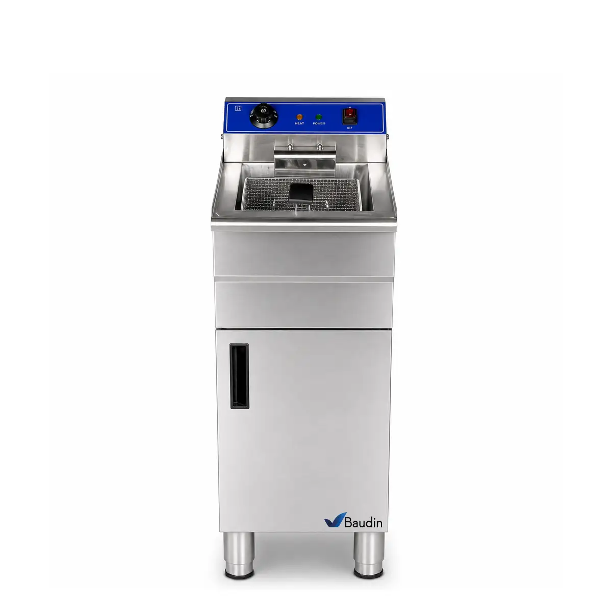 Freidora Eléctrica 16 Litros | Unique HEF-161C — equipo del catálogo de Baudin Equipamientos