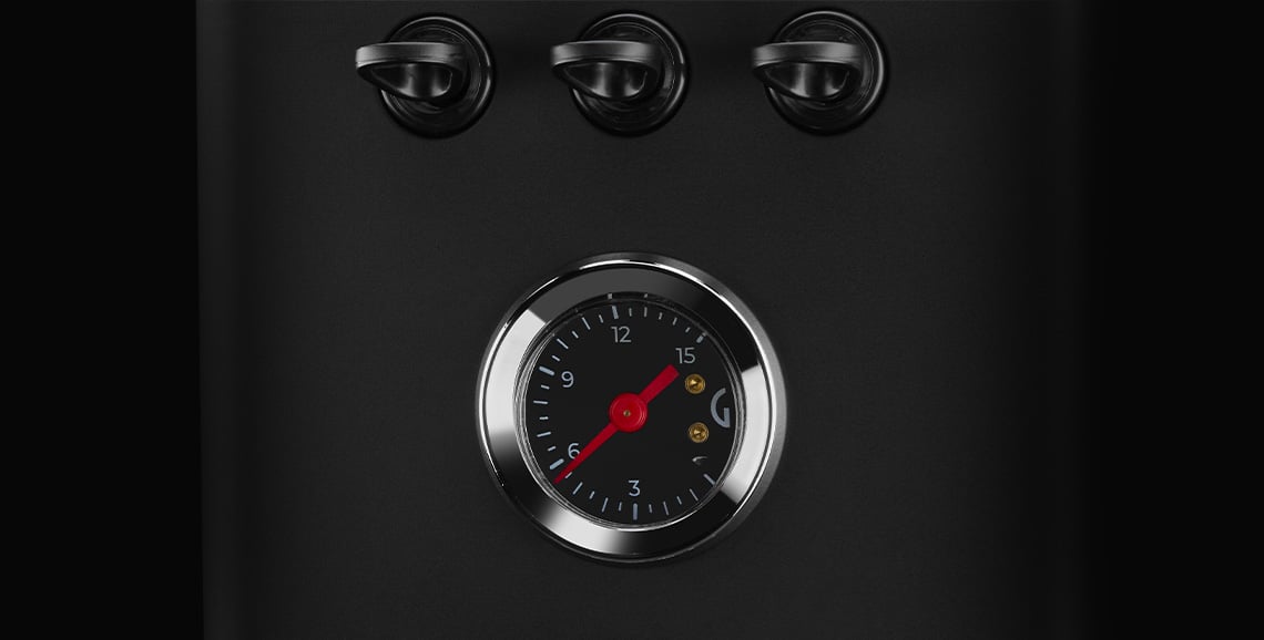 Manómetro de erogación de la Gaggia Classic UP negra